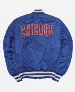 Cubs Bomber Blue Jacket