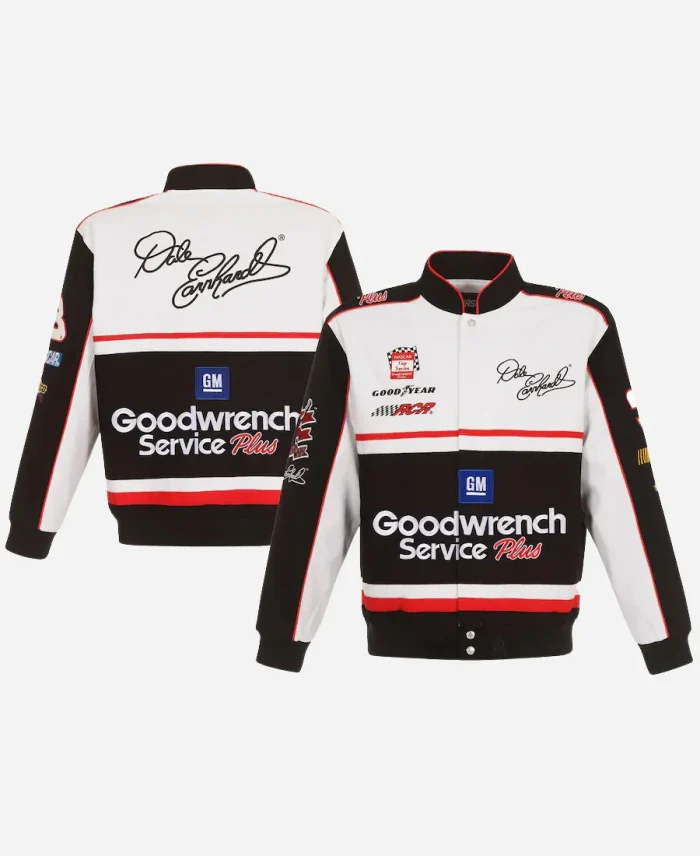 Dale Earnhardt Black And White Jacket