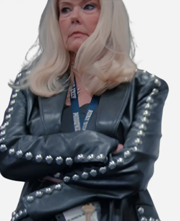 Dallas Cowboys Cheerleaders Judy Trammel Black Leather Blazer