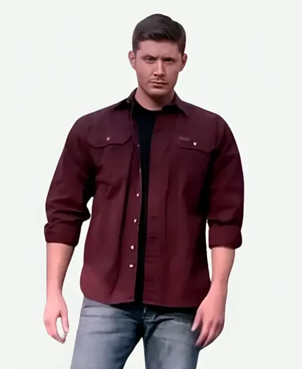 Dean Winchester Red Cotton Shirt
