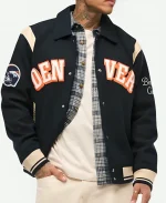 Denver Broncos Varsity Blue Jacket For Unisex