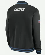 Detroit Lions Bomber Black Jacket