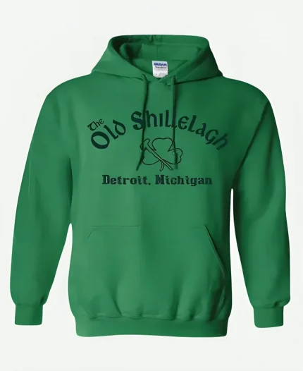 Detroit Michigan Kelly Green Hoodie