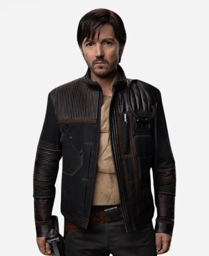 Diego Luna Andor S02 Leather Jacket