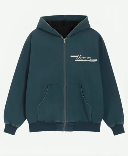 Drake Iceman Blue Hooded Jacket