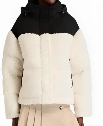 Dylan Dreyer The Today Show Shearling Puffer Jacket