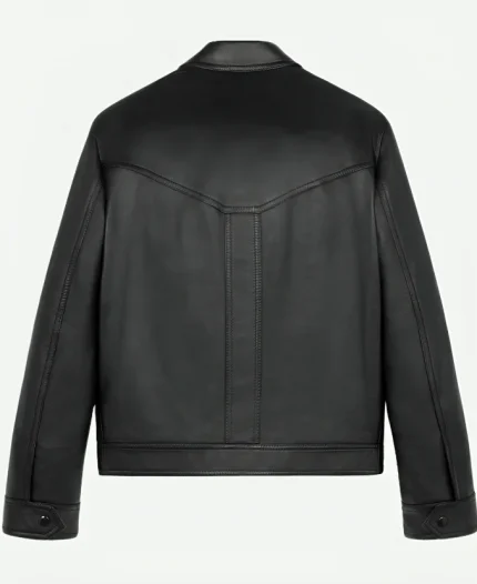 E! News 2025 Adam Levine Black Leather Jacket For Sale