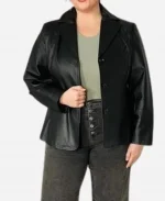 East 5th Black Leather Jacket