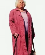 Eleanor the Great 2025 June Squibb Pink Trench Coat