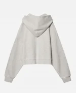 Elwood Strawberry Zip Rectangle Grey Hoodie