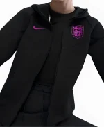 England Nike Tech Fleece Windrunner Black Hoodie