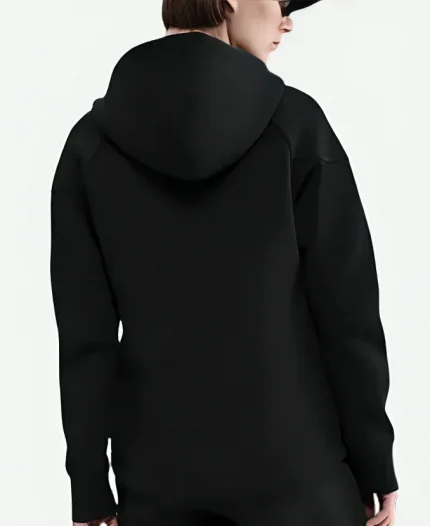 England Tech Windrunner Nike Football Black Fleece Full-Zip Hoodie For Women’s