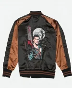 Evil Dead 2 Black & Brown Bomber Jacket For Sale