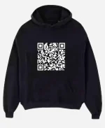 Fk You' QR Code Hoodie