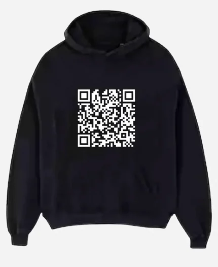 Fk You' QR Code Hoodie