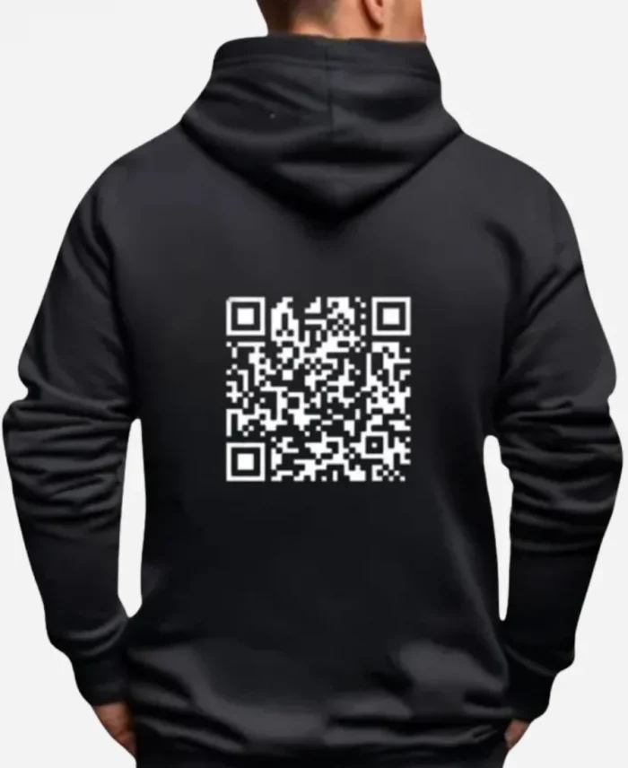 Fk You' QR Code Pullover Hoodie