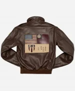 Flying Tigers A-2 Brown Leather Bomber Jacket