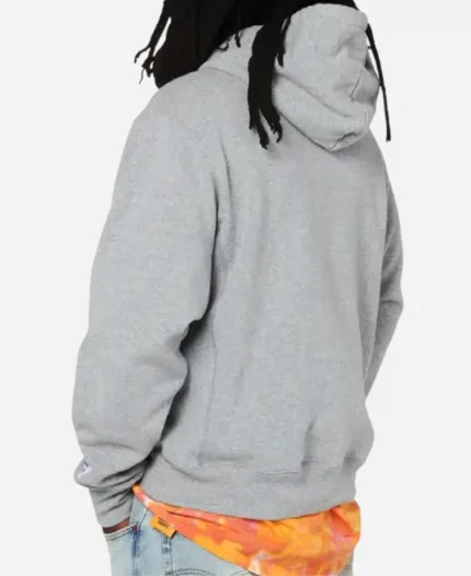 Gallery Dept Center Logo Grey Pullover Hoodie