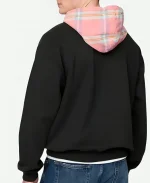 Gap Plaid Logo Hoodie For Unisex