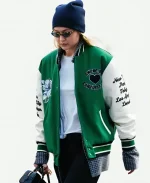 Gigi Hadid Carhartt Varsity Green Jacket