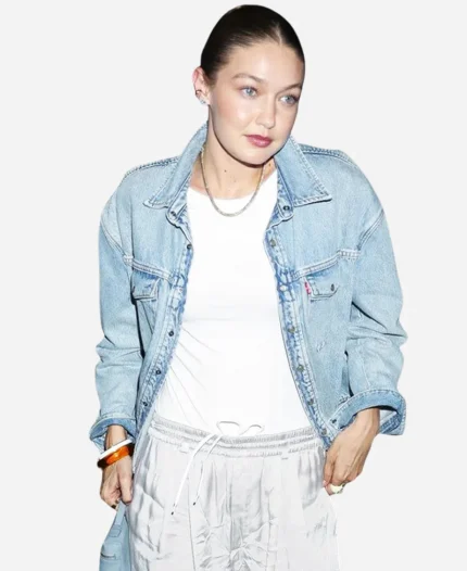 Gigi Hadid NYC Steakhouse Denim Jacket