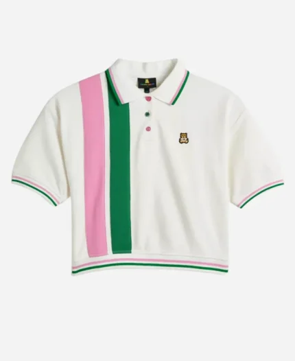 Ginny & Georgia Abby Littman Striped Polo Top