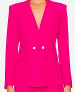 Ginny & Georgia S03 Brianne Howey Pink Blazer