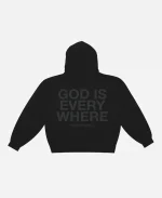 God Is Everywhere Black Pullover Hoodie