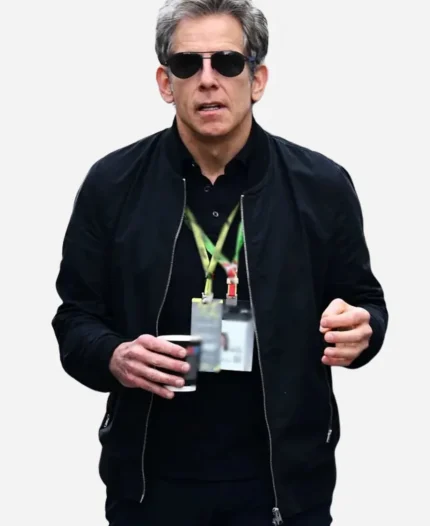 Grand Prix Ben Stiller Black Bomber Jacket