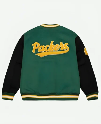 Green Bay Packers Varsity Jacket For Unisex