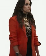 Grosse Pointe Garden Society Melissa Fumero Red Tweed Blazer