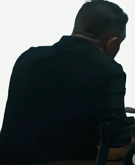 Harry Da Souza Tv Series MobLand 2025 Tom Hardy Black Shirt