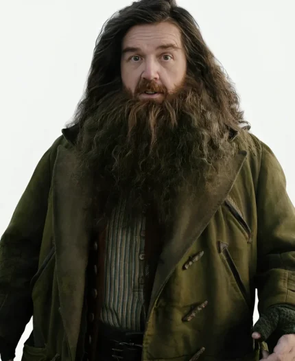Harry Potter Nick Frost Green Coat