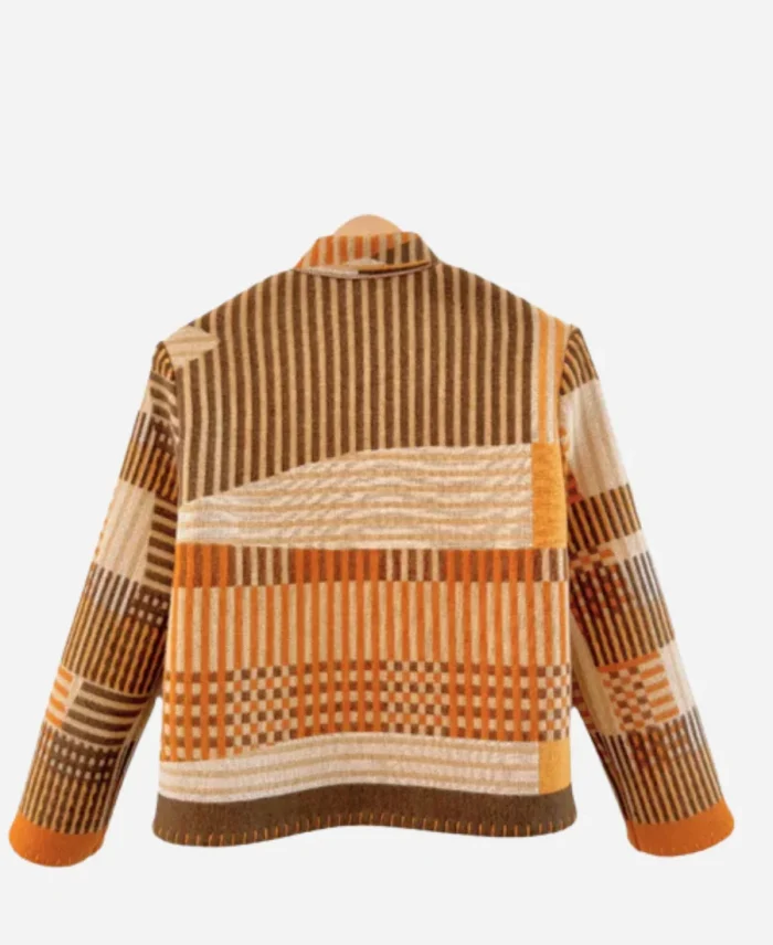 Hermes Blanket Jacket Back