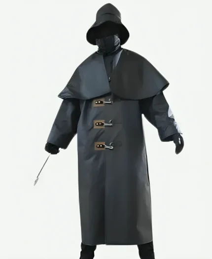 I Know What You Did Last Summer 2025 Killer Black Costume Leather Coat