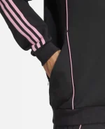 Inter Miami Adidas 2025 Travel Black Pullover Hoodie