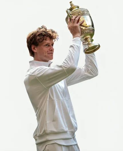Jannik Sinner Wimbledon Championships 2025 White Jacket