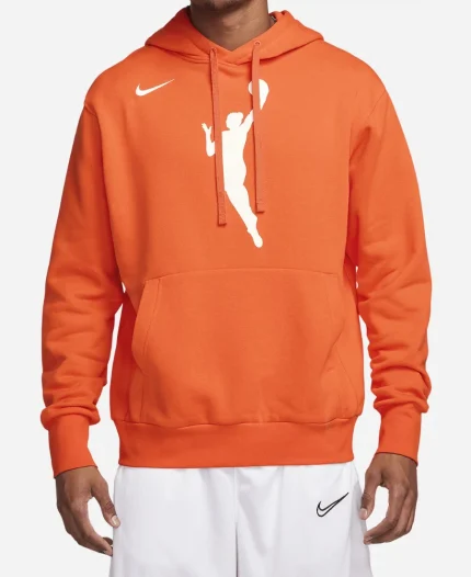 ย Jason Sudeikis Nike WNBA Pullover Orange Hoodie For Sale