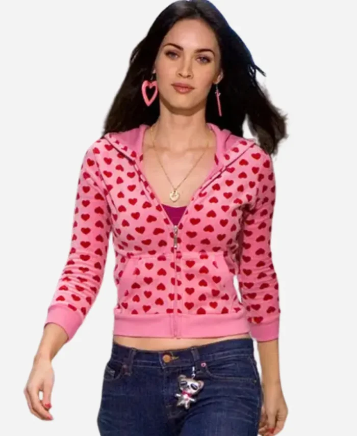 Jennifers Body Heart Pink Jacket