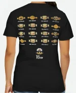 John Cena Super Mario Black Crew Neck T-Shirt