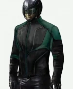 John Diggle Crisis on Infinite Earths David Ramsey Leather Jacket