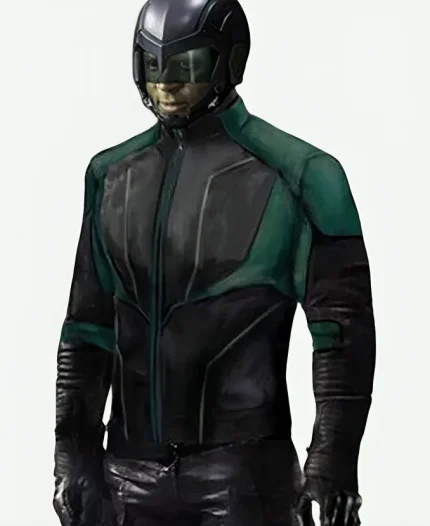 John Diggle Crisis on Infinite Earths David Ramsey Leather Jacket