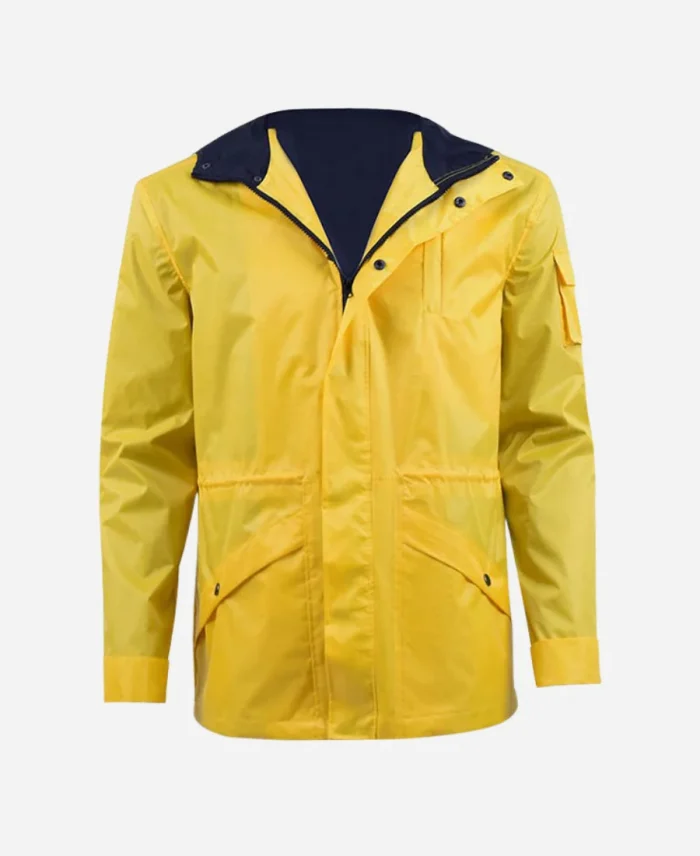 Jonas Kahnwald Dark Louis Hofmann Yellow Hooded Long Jacket