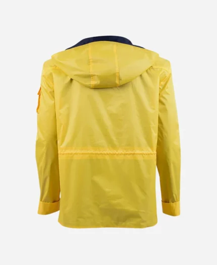 Jonas Kahnwald Dark Louis Hofmann Yellow Hooded Long Jacket For Sale