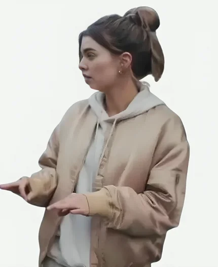 Josie TV Series Such Brave Girls 2025 Kat Sadler Brown Bomber Jacket