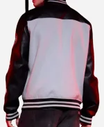 Justice Gang Superman 2025 Black and White Bomber LeatherJustice Gang Superman 2025 Black and White Bomber Leather Jacket Jacket