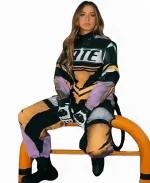 Kaitlin Olson Rose Bad Liar Leather Jumpsuit For Women