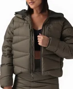Kiana Cook Chicago PD S12 Puffer Green Jacket