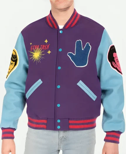 Kid Cudi Star Trek Light Year Varsity Jacket