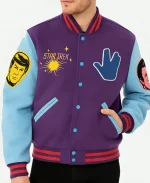 Kid Cudi Star Trek Light Year Varsity Jacket For Sale